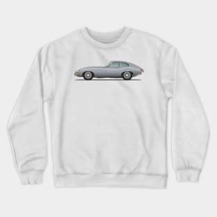 E Type Series 1 Coupe Mist Grey Crewneck Sweatshirt